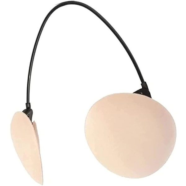 Djup Push-up BH-kit för Kvinnor, Frontlös Rygglös Axelbandslös (beige) Beige