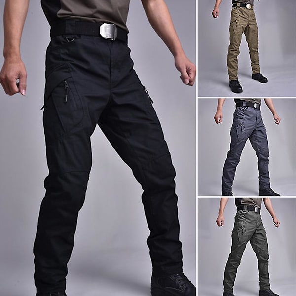Ix7 Miesten Slim Straight Erikoisjoukkojen Taistelu Army Fanien Työvaatteet Hengittävät Housut Army Green Army Green