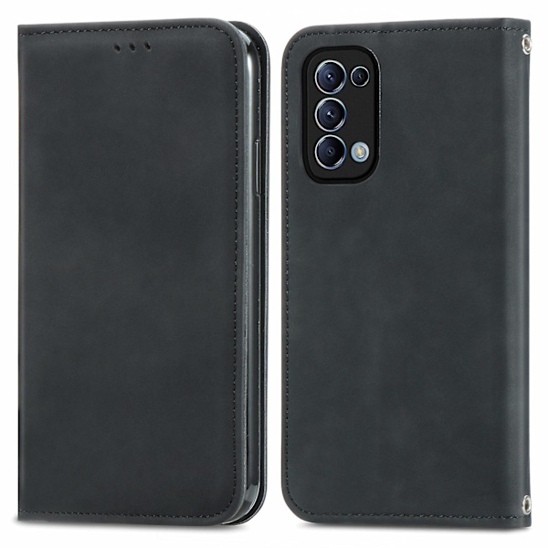 Etui til Oppo Find X3 Lite Magnetisk Lukning Læder Wallet Cover