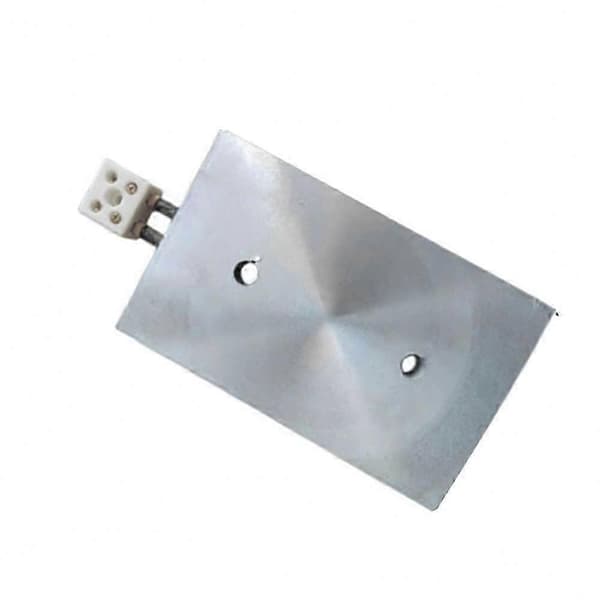 220V 1000W Støbt Aluminium Varmeplade, 200x125mm Plade Varmeelement med M12 Huller
