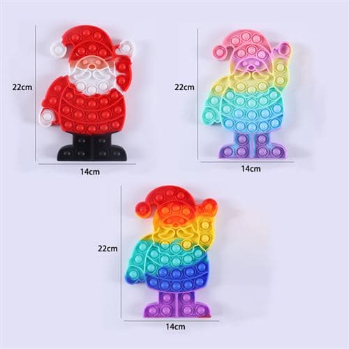 Push Pop It Fidget Ti-smart? Silikon [Jultomte] Multi-couleu