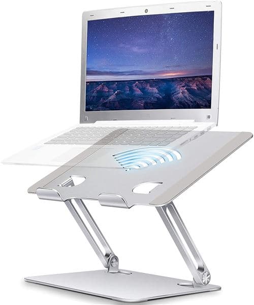 [LCS] Bærbar computerstander, Cheflaud bærbar PC justerbar ventileret aluminium