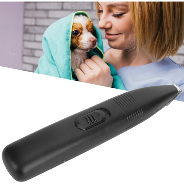 Hundeklipper, Hundetrimmer til Pleje Lav Støj Elektrisk Hundehårtrimmer, Trådløs Barbermaskine til Katte og Små Hunde til Pote, Ører (Gul) yellow