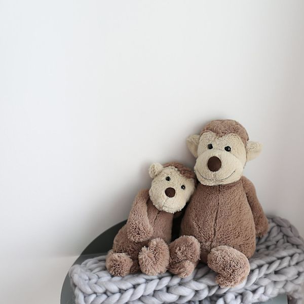 Supermyk Sovende Baby Ape Dukke Nordisk Ins Dukke Jente Hjerte Plysj Leketøy Barnegave small