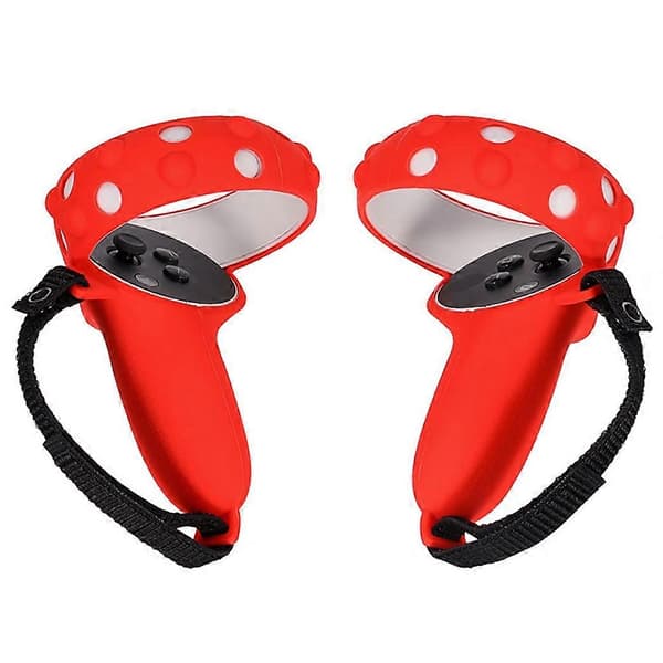 [LCS]Ny kompatibel med Oculus Quest 2 VR Touch Controller Håndtag Greb Etui D White