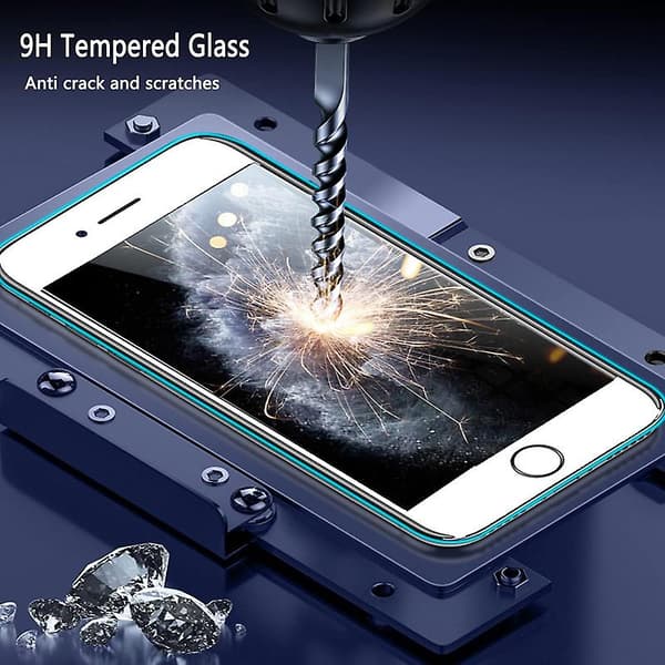 kompatibel iPhone 7 8 Plus komplett skjerm kompatibel iPhone 6s 6plus 6splus skjerm LCD med frontkamera+telefonmottaker 8 White