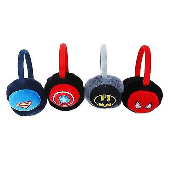 Lämpimät Söpöt Sarjakuva Pehmo Lasten Paksunnetut Korvaläpät Batman