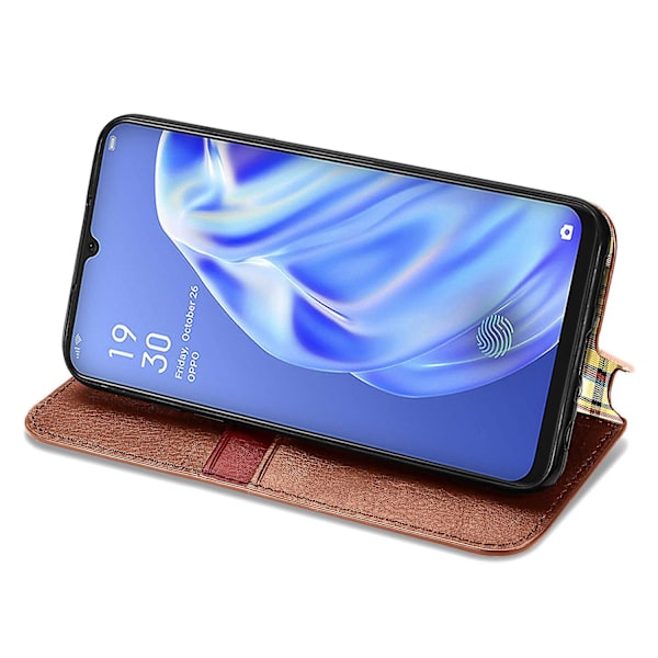 Fodral för Oppo A91/f15 Flip Cover Plånboksfodral Magnet