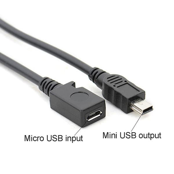 [LCS] Micro USB til MiniUSB-adapter for annen MP4-mobiltelefonlading