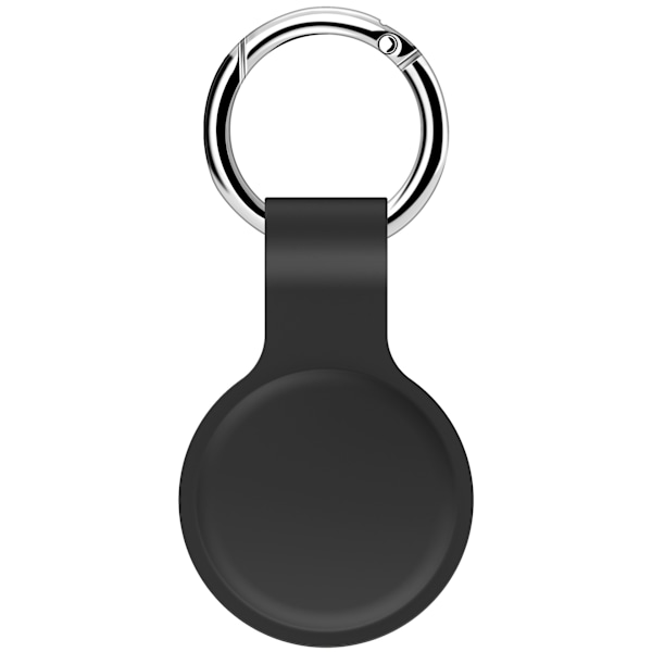 Piilotettu GPS-paikannin, kannettava suojaava kotelo, lapsille, vanhuksille, lemmikeille, vaatteille, turvallisempi kuin kello Airtag, avaimenperä ja kaulakoru (musta-2kpl)