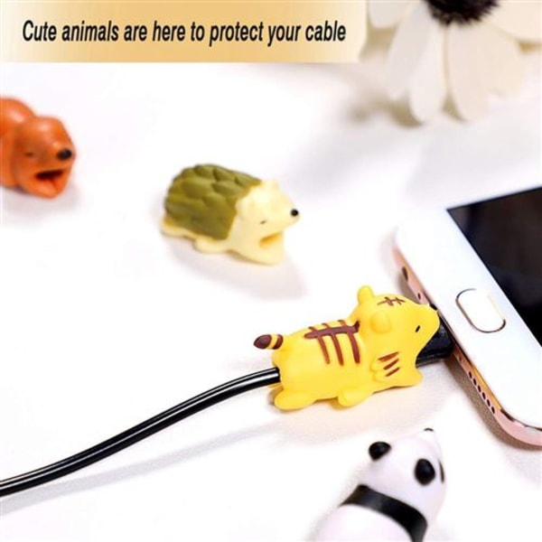 12ST Line Bite-kabel för iPhone djursladdstillbehör P