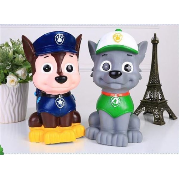 Sparegris med Paw Patrol til pige dreng - Grå 17cm