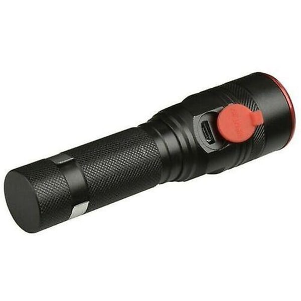 50000lm T6 LED Ficklampa USB Uppladdningsbar Zoom 3 lägen Camping Cykellampa
