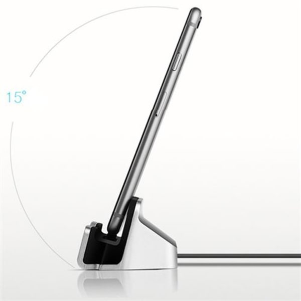 Dockingstation til IPHONE 6 Plus Lightning Smartphone Støtte