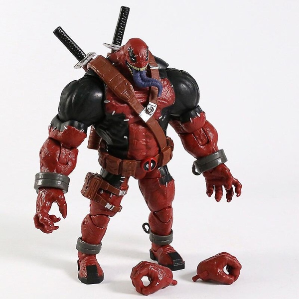 Venom Deadpool Joints rörlig actionfigurleksak red