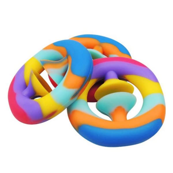 [LCS]Greb, silikone Gripper Genoptræning Klemt Silikone Grebsring Rainbow