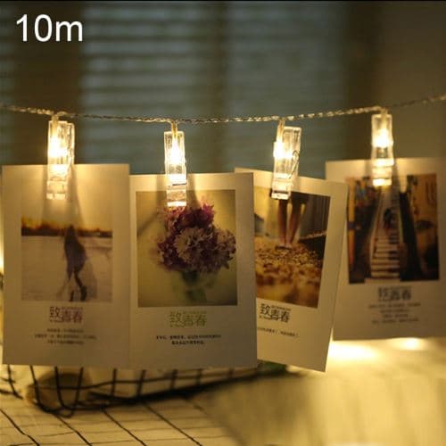 LED-belysning Girlander / LED-dekorasjon 10m Fotoklipp LED-lys