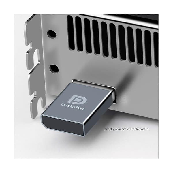 [LCS] 10 kpl 4K Displayport Dummy Plug DP Virtuaalinäyttösovitin EDID Headless Ghost Emulator Graphics Vi Grey