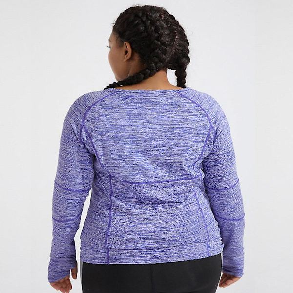 Yoga fitness sporttopp i plus size för dam, M08