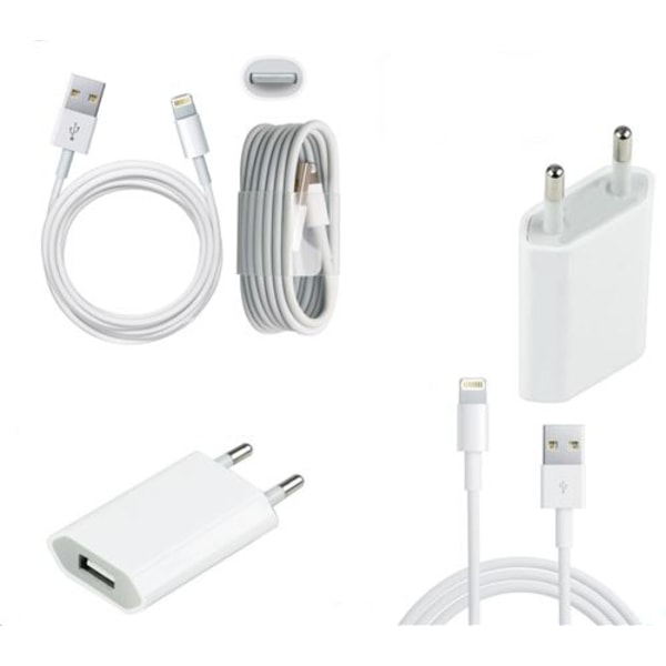 USB-kaapeli ja verkkolaturi iPhone 7 / 7Plus / 8 / 8Plus -puhelimille