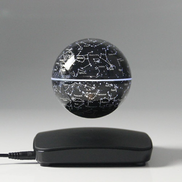 Magnetisk levitation Earth Globe Circle Base Flytande ljus