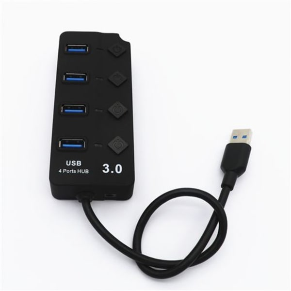 4-Port USB 3.0 Hub for ASUS ZenBook PC med Individuell Multi-So