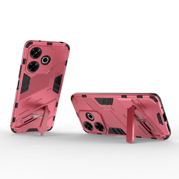 Punk PC + TPU-etui kompatibelt med Xiaomi Redmi 13 4G Light red