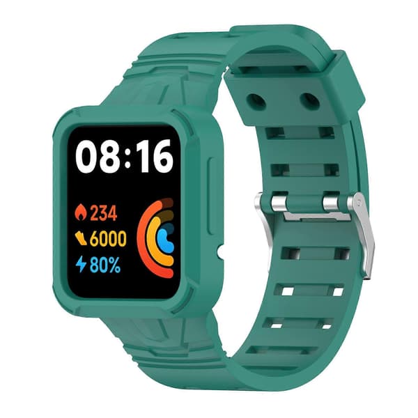 [LCS] Silikonklokkerem til Xiaomi Redmi Watch 2 Lite Green