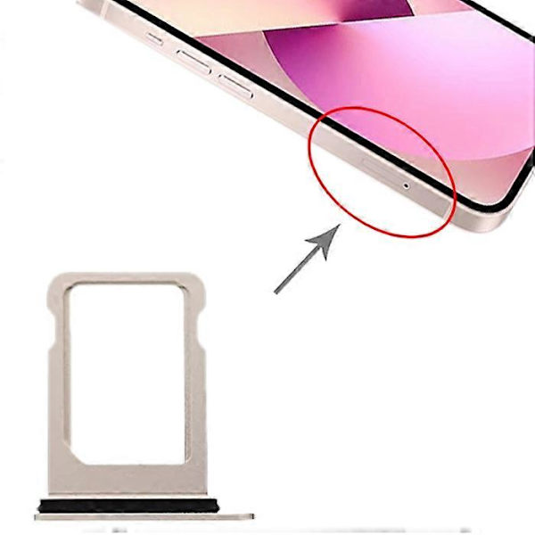 [LCS]SIM-kortbakke til iPhone 13 mini Silver