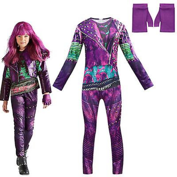 Descendants 3 Audrey Paha Asu Cosplay Lasten Tyttöjen Haalari Naamiaisasu M