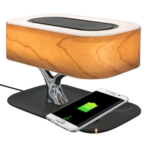 QI trådlös laddare + LED-lampa + 4Smarts Smart Bonsai Bluetooth
