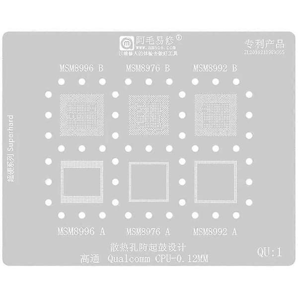 [LCS]AMAOE QU1-8 8 stk. tinnplantingsnettsett Varmespredningsdesign for Qualcomm QU1-8-system