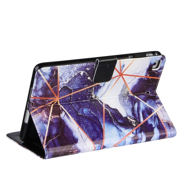 Tabletfodral i PU-läder med marmordesign för Apple Ipad Mini 5 4 3 2 dark blue