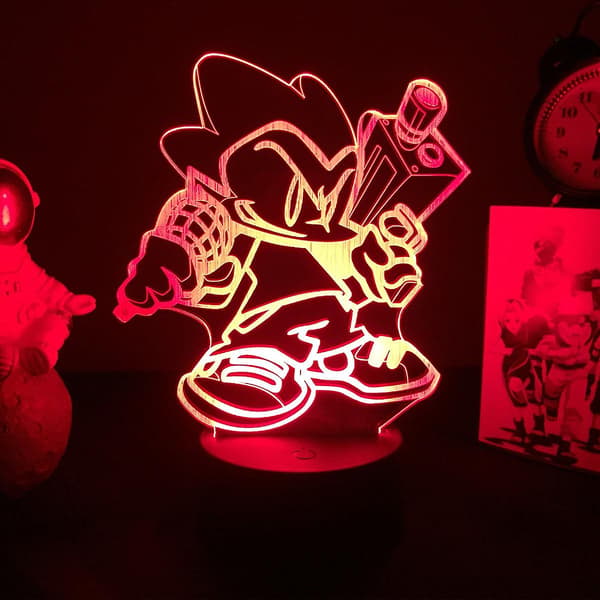 [LCS]Spil Friday Night Funkin Pico 3d Led Natlys Lampe