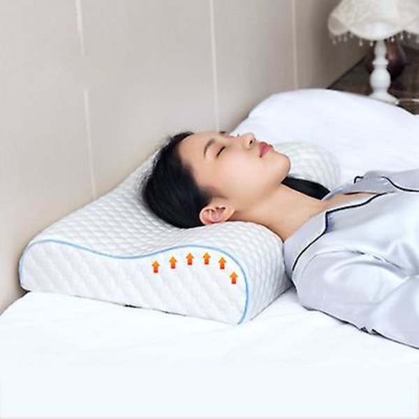 Memory Foam Kudde För Sovande Sida Rygg Mage Sovare 50*30*10  7cm