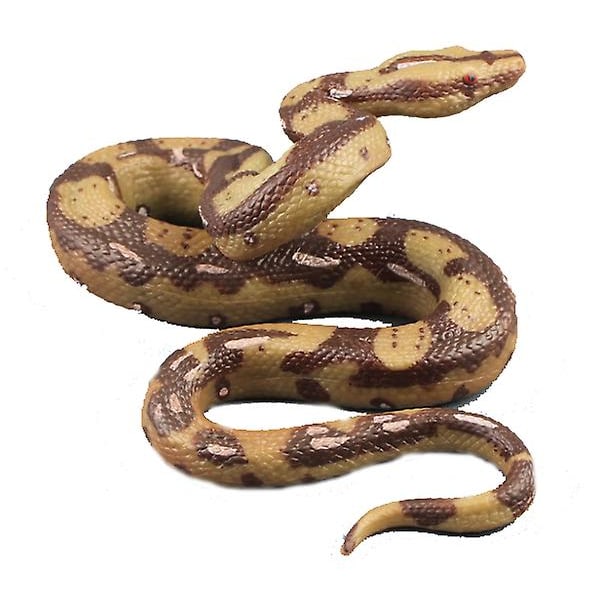 Realistiska falska ormar leksak gummi orm figur Large pythons