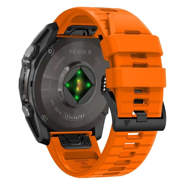 Tech-Protect Garmin Fenix 51 mm Armbånd Silikon Line Oransje 70