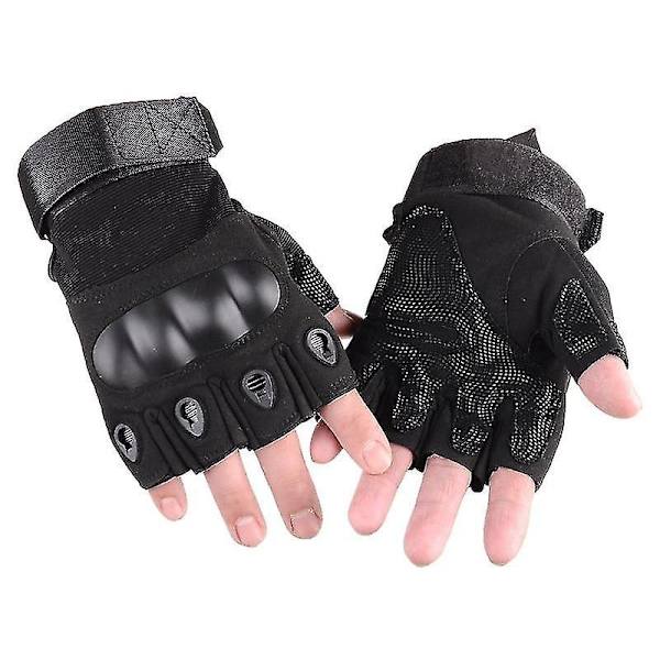 Udendørs Klatrehandsker med Åbne Fingre Black XL