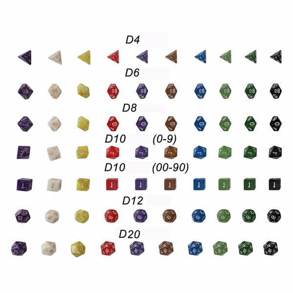 [LCS]70st Polyhedral Dice Set Kompatibel med Dungeons & Dragons Dnd Mtg Rpg D4-d20 Spel