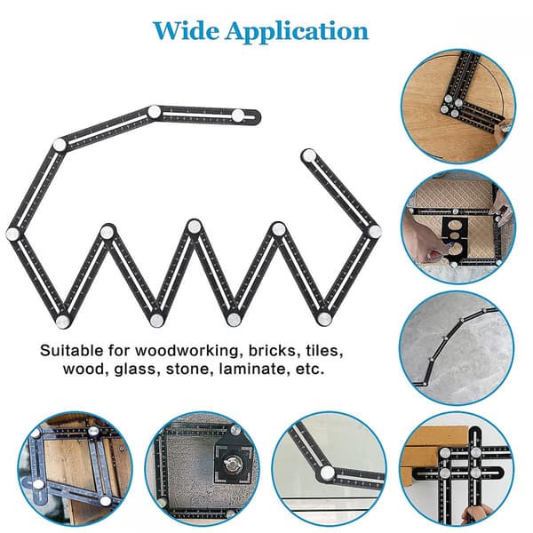 [LCS] Multi-angle measurement, 12-sided protractor, improve template tool
