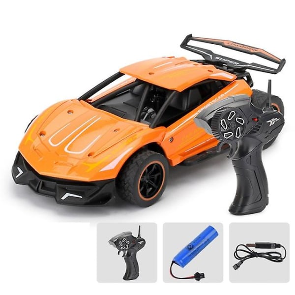 2.4g Rc Metall Drift Racing Bil Leksak Off Road Radio Fjärrkontroll Fordon Elektronisk Remo Hobby Leksaker Lamborghini Mclaren Modell Type 1-orange