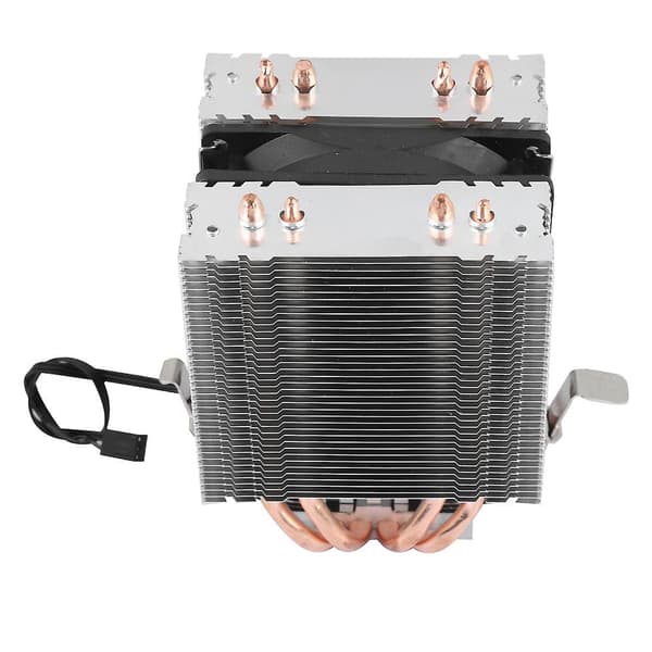 4 varmerør CPU-vifteradiator kjøleribbe for Intel LGA AMD 1366 1155 775