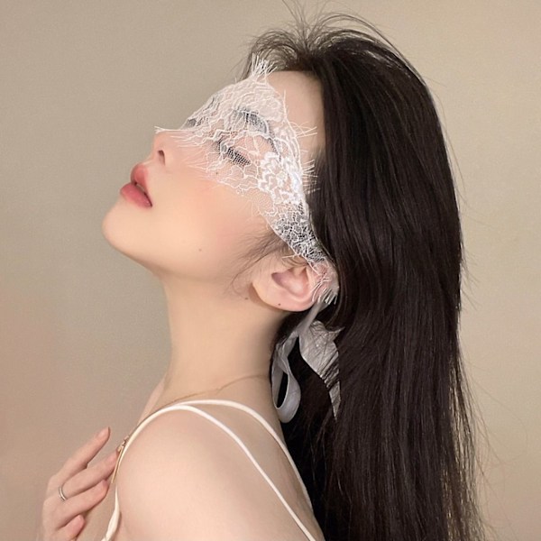 1 stk. Hvit Perspektiv Blonde Øyemaske Sexy Mystisk Bandasje Maske
