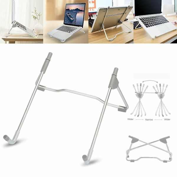 Vikbart Portabelt Laptopställ