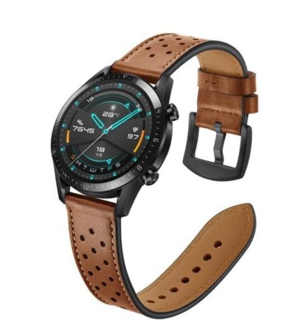 [LCS] Huawei Watch GT 2 46mm Lærreim Brun