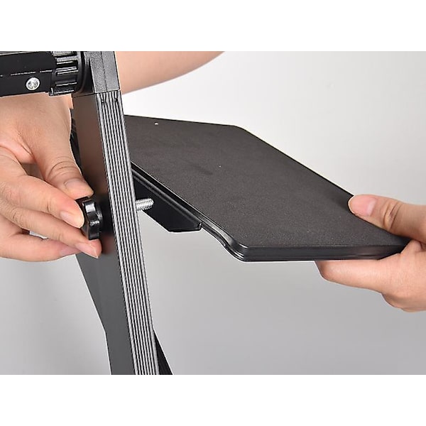 Laptopbord Portabelt Vikbart Dator- och Tabletstativ Med Kylfläkt Black