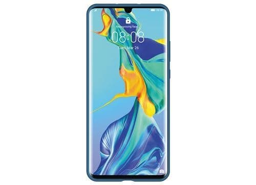 Huawei P30 Pro:lle sininen silikoninen kotelo