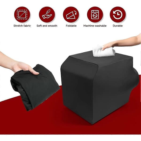 3D-printer støvovertræk til FLASHFORGE Adventurer 5M Pro, tætsiddende letvægts åndbart anti-støv 3D-printerovertræk Black