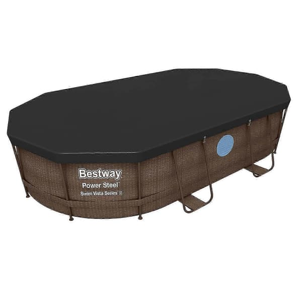 [LCS]Bestway 58425 Oval Ramme Poolovertræk 427 x 250 x 100 cm