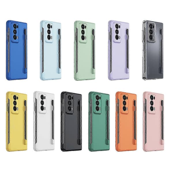 Honor Magic V2 telefondeksel med pennholder - Slankt PC-deksel og integrert pennboks